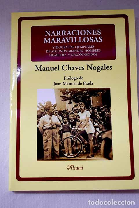 Livres: Narraciones maravillosas.- Chaves Nogales, Manuel
