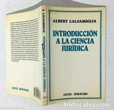 Libros: Introducci&oacute;n a la ciencia jur&iacute;dica- 9788434415256