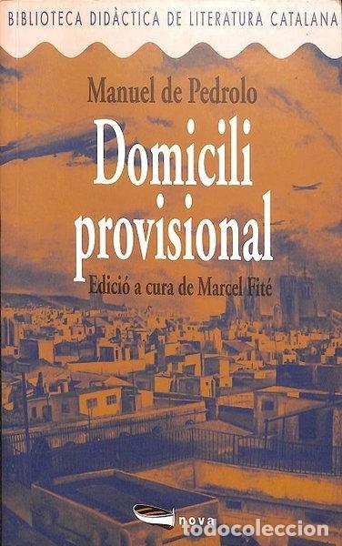 Libros: Domicili provisional- 9788475335230