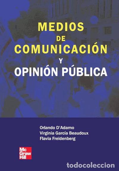 Libros: Medios de comunicaci&oacute;n y opini&oacute;n p&uacute;blica- 9788448156763