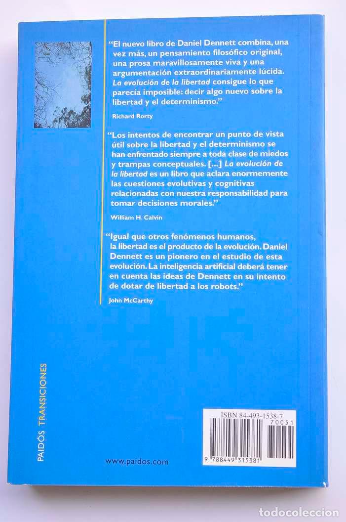 Libros: La evoluci&oacute;n de la libertad - DENNETT. Daniel C. - Foto 3