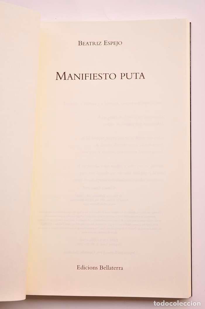 Libros: Manifiesto puta - ESPEJO, Beatriz - Foto 2