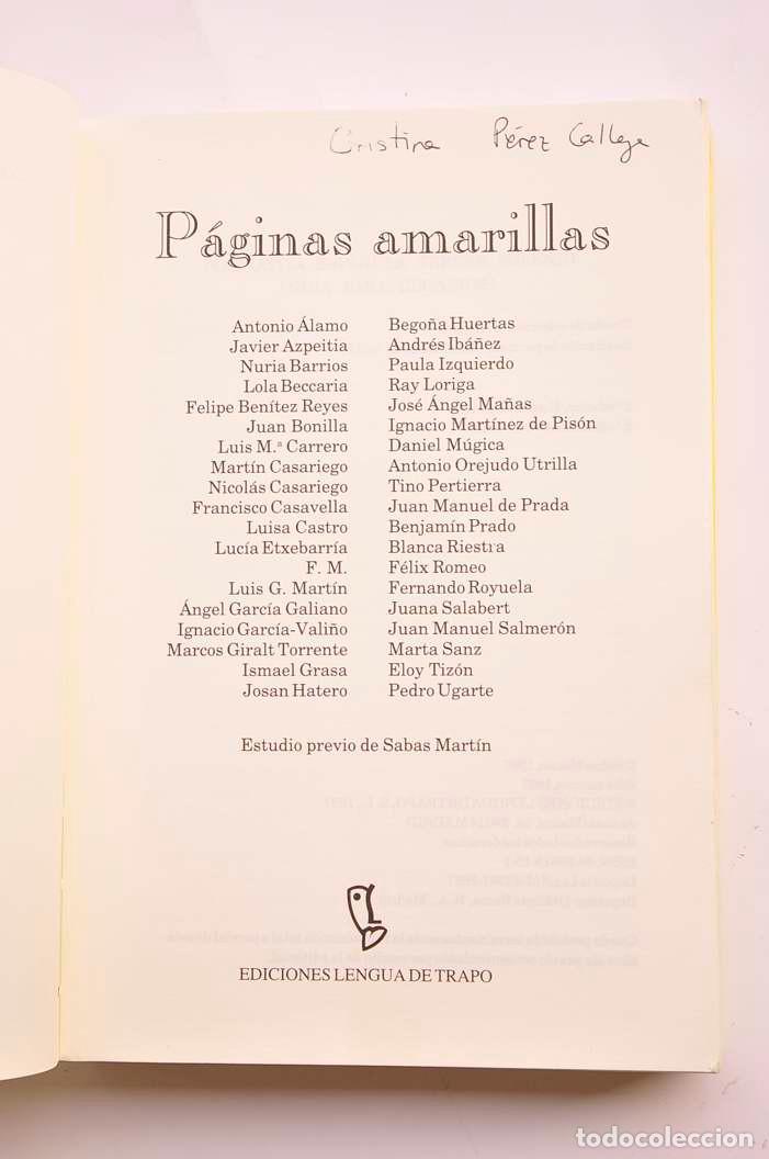 Libros: P&aacute;ginas amarillas - AUTORES VARIOS - Foto 2
