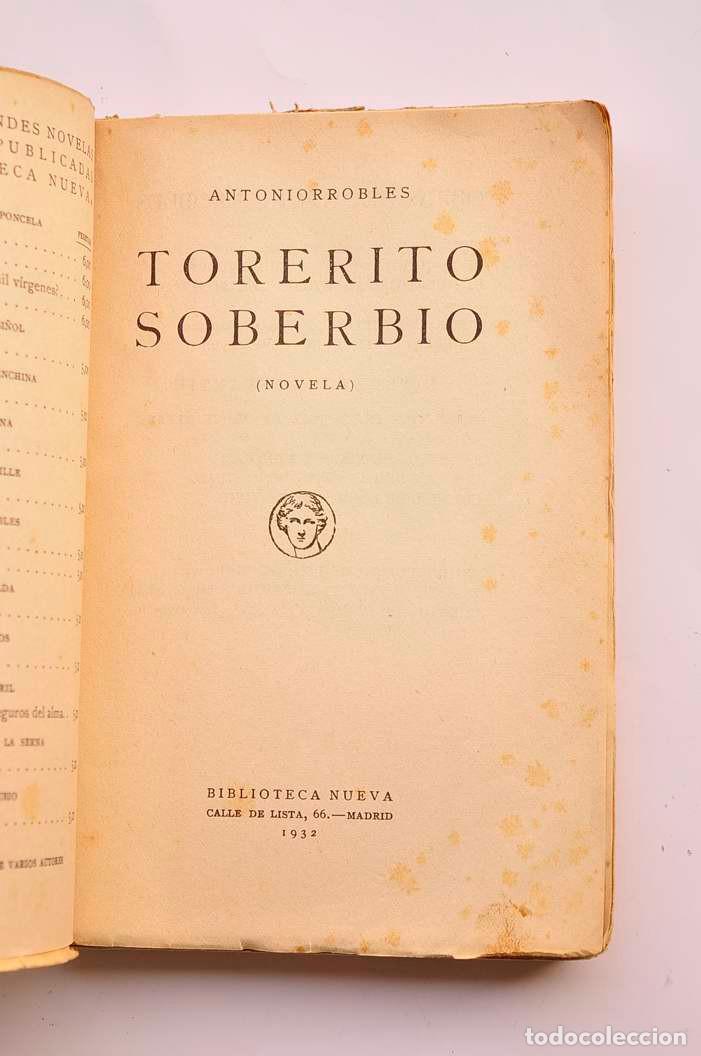 Libros: Torerito soberbio - ANTONIORROBLES - Foto 2