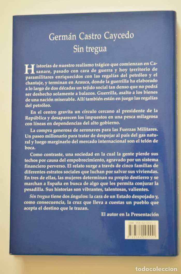 Libros: Sin tregua - CASTRO CAYCEDO, Germ&aacute;n - Foto 4