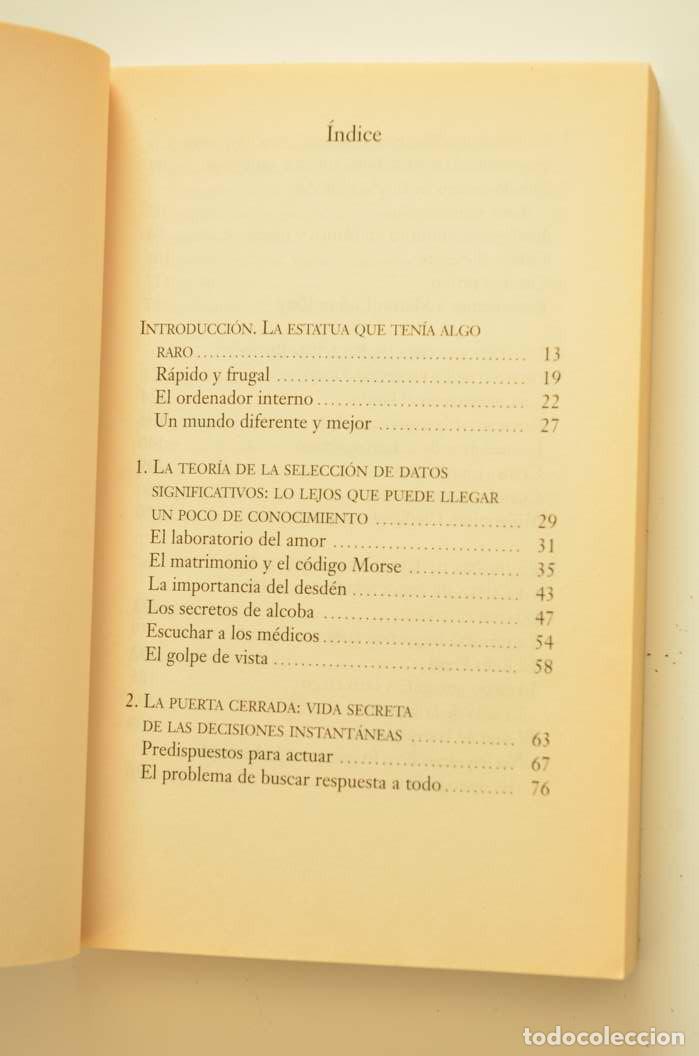 Libros: Inteligencia intuitiva - GLADWELL, Malcolm - Foto 3