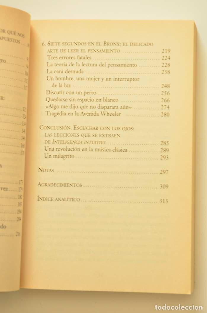 Libros: Inteligencia intuitiva - GLADWELL, Malcolm - Foto 5