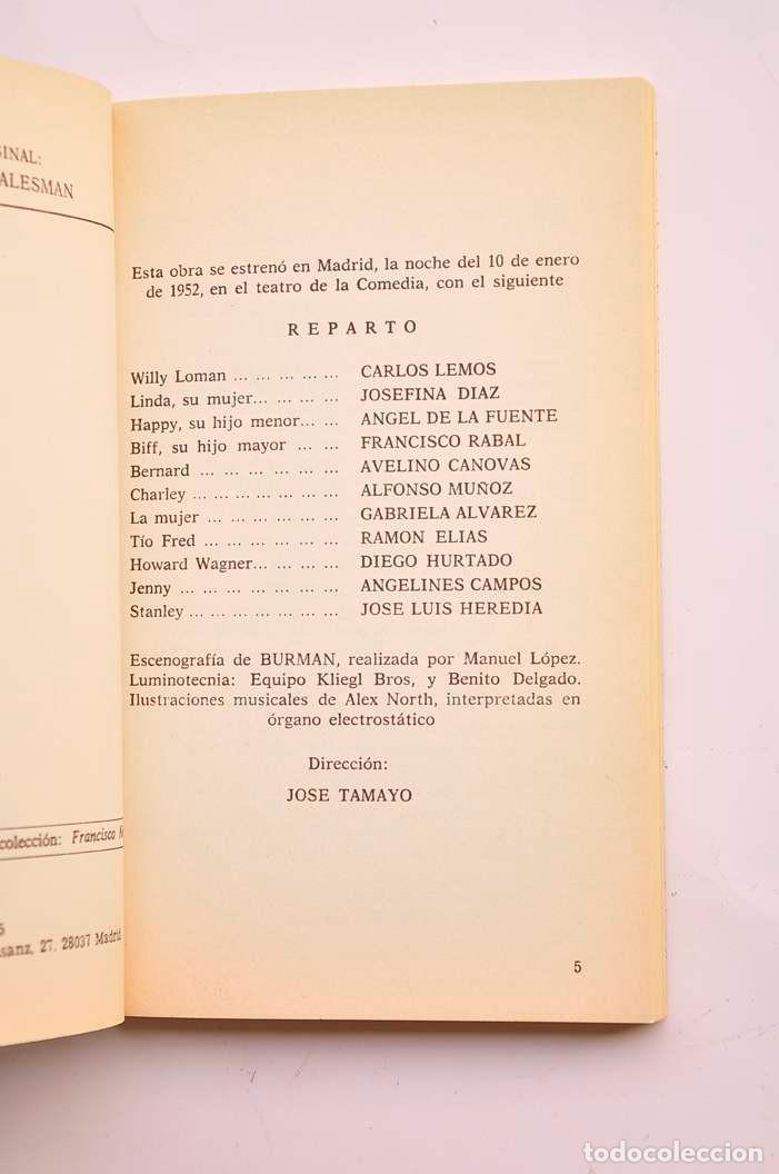 Libros: La muerte de un viajante - MILLER, Arthur - Foto 3