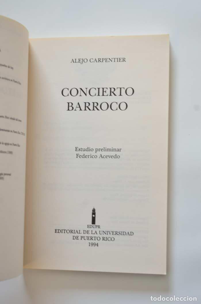 Libros: Concierto barroco - CARPENTIER, Alejo - Foto 2