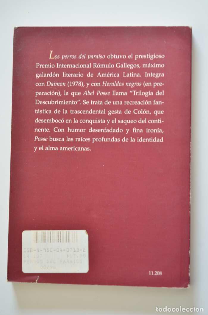 Libros: Los perros del para&iacute;so - POSSE, Abel - Foto 3