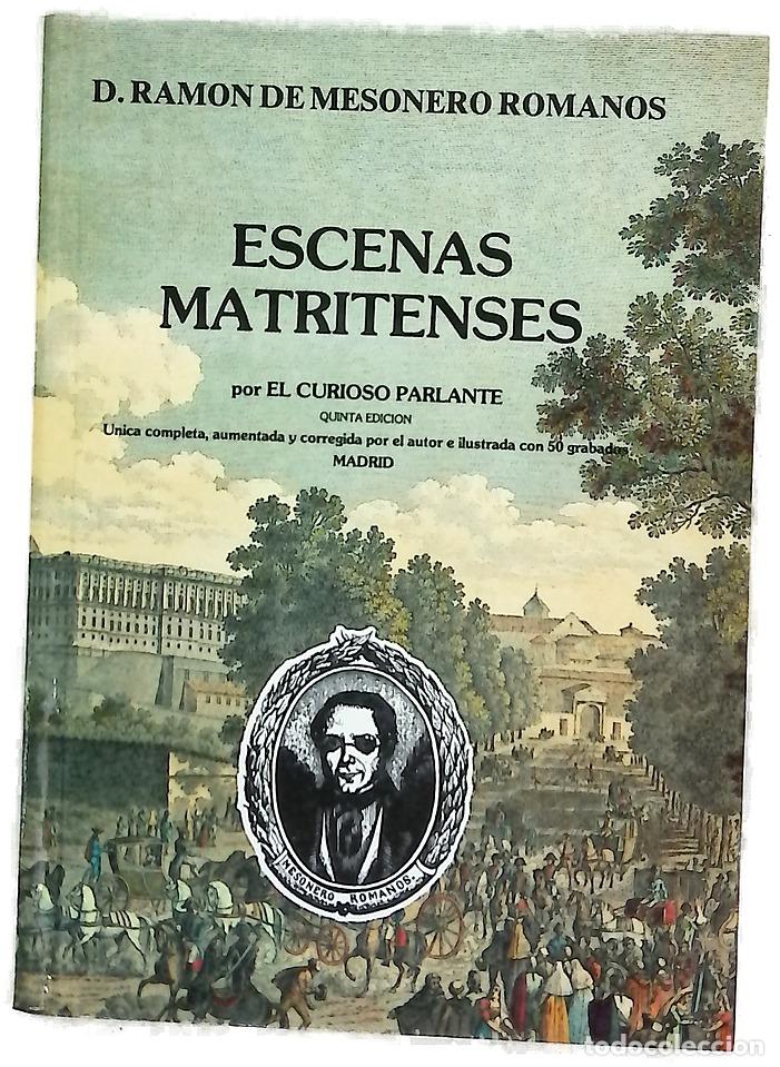 books: Escenas matritenses - Ram&oacute;n de Mesonero Romanos