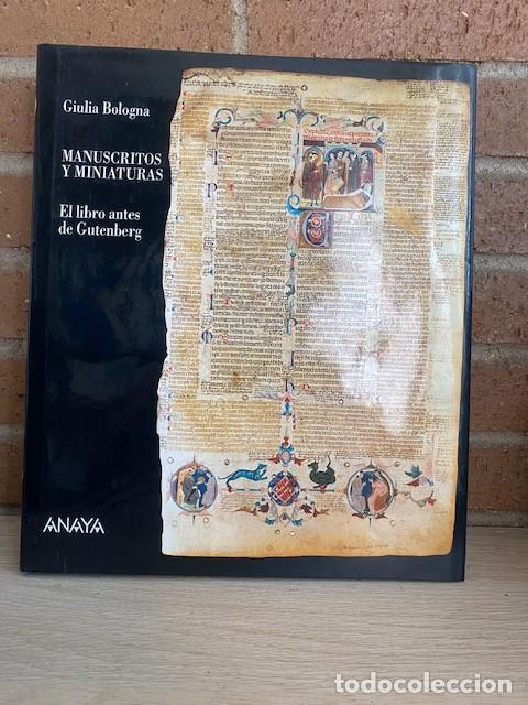 B&uuml;cher: MANUSCRITOS Y MINIATURAS, EL LIBRO ANTES DE GUTENBERG - GIULIA BOLOGNA