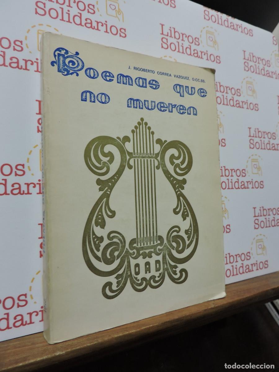 Libros: Poemas que no muere. CORREA V&Aacute;ZQUEZ, Rigoberto. Quito, 1978