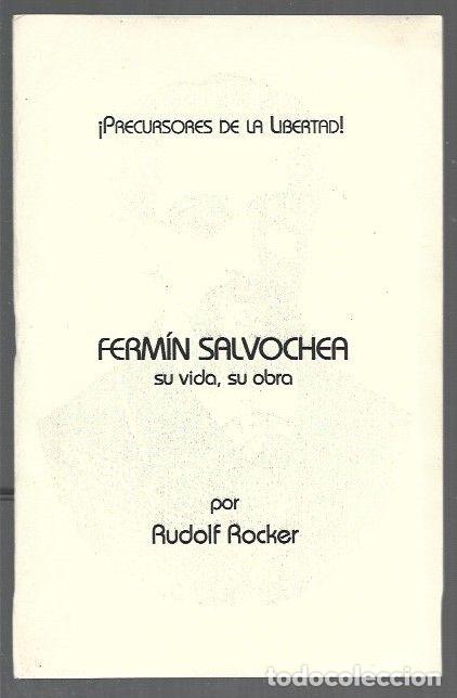 Livros em segunda m&atilde;o: FERMIN SALVOCHEA. SU VIDA, SU OBRA - ROCKER, RUDOLF