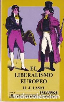 Libros: El liberalismo europeo - Harold J. Laski