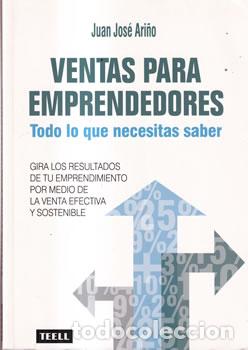Libros: Ventas para emprendedores. Todo lo que necesitas saber - Juan Jos&eacute; Ari&ntilde;o