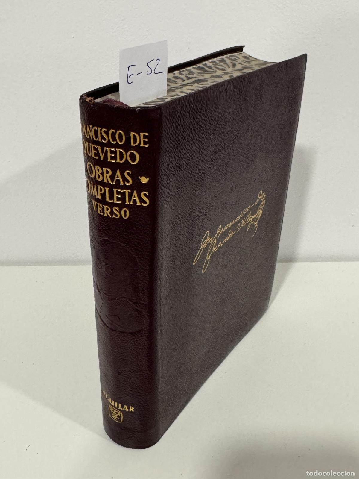 Libros: de QUEVEDO, Francisco. - Obras Completas (tomo II. Verso).