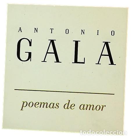 books: Poemas de amor - Gala, Antonio