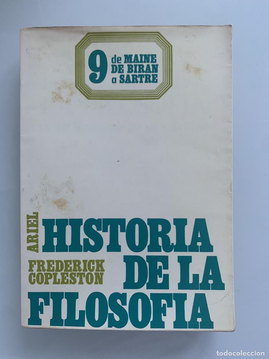 Libros: HISTORIA DE LA FILOSOF&Iacute;A (Vol. IX de Maine de Biran a Sartre) - Frederick Copleston