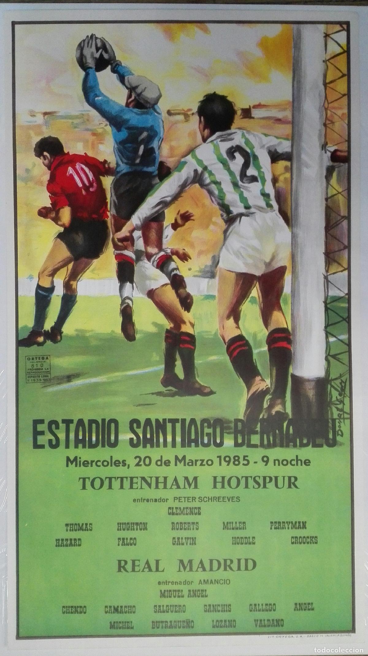 Livros em segunda m&atilde;o: CARTEL FUTBOL COPA MUNDIAL 1982. ESPA&Ntilde;A - ENGLAND. ESTADIO S. BERNABEU.
