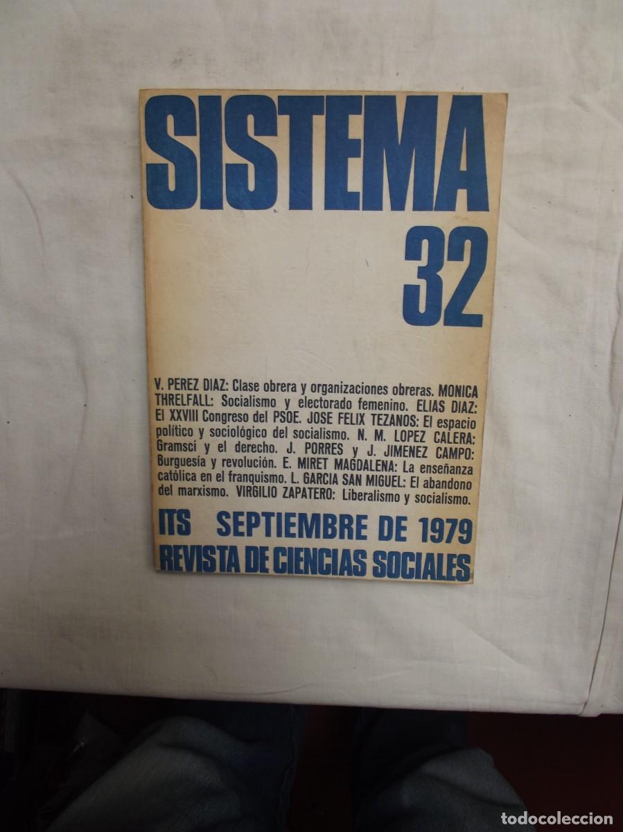 Libros: REVISTA DE CIENCIAS SOCIALES SISTEMA 32 SEPTIEMBRE DE 1979
