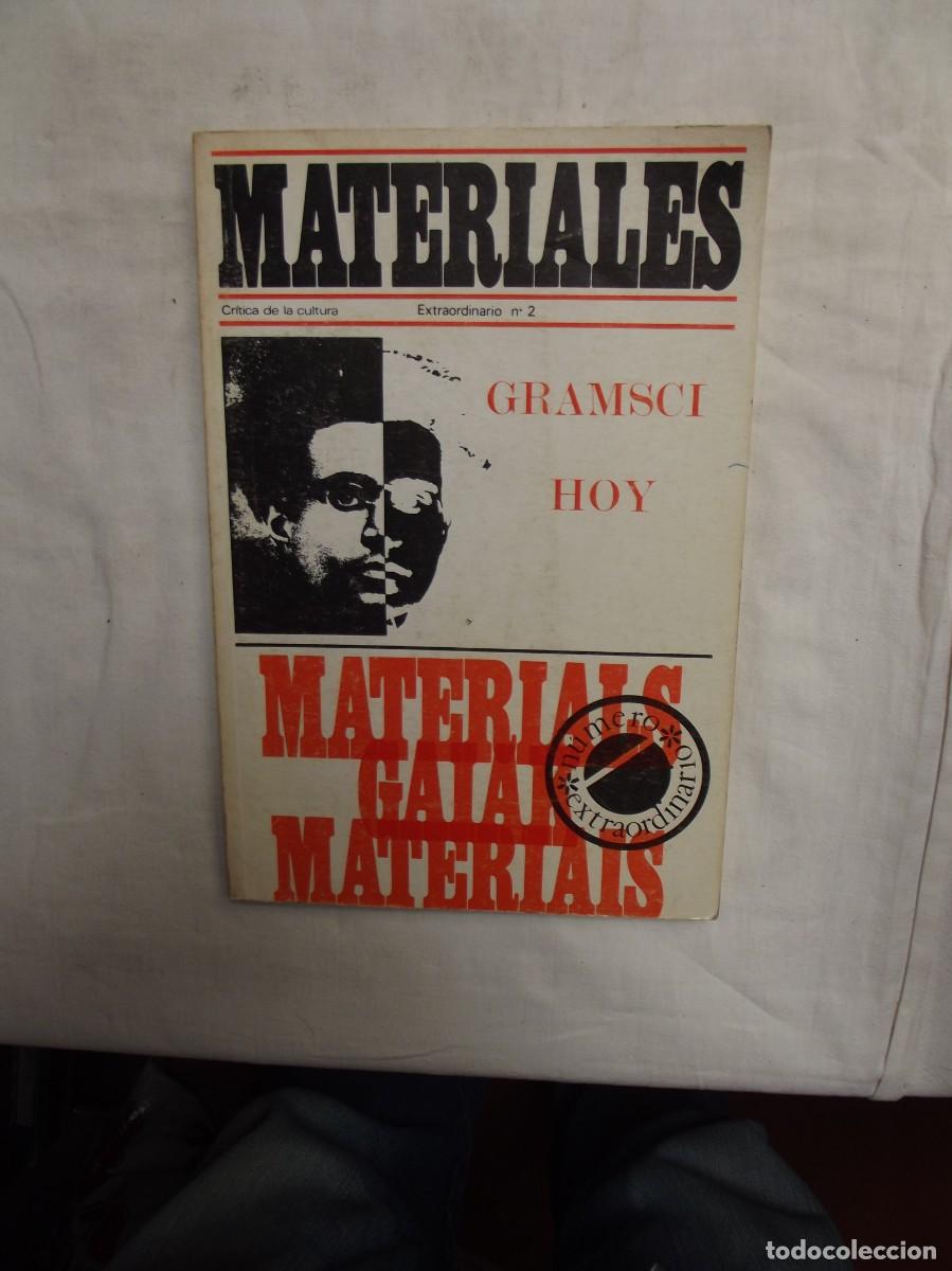Libros: REVISTA MATERIALES CRITICA DE LA CULTURA EXTRAORDINARIO N&ordm; 2 GRAMSCI HOY