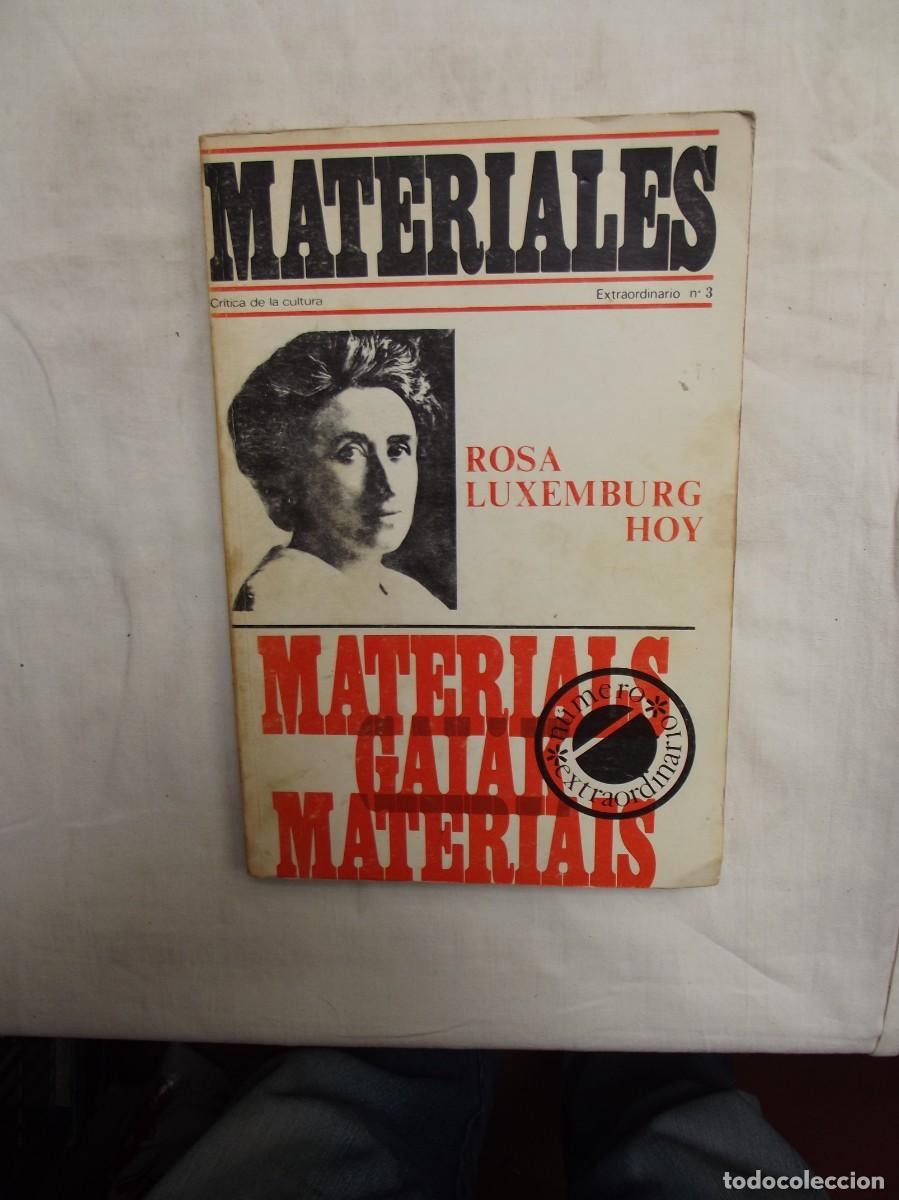 Libros: REVISTA MATERIALES CRITICA DE LA CULTURA EXTRAORDINARIO N&ordm; 3 ROSA LUXEMBURG HOY