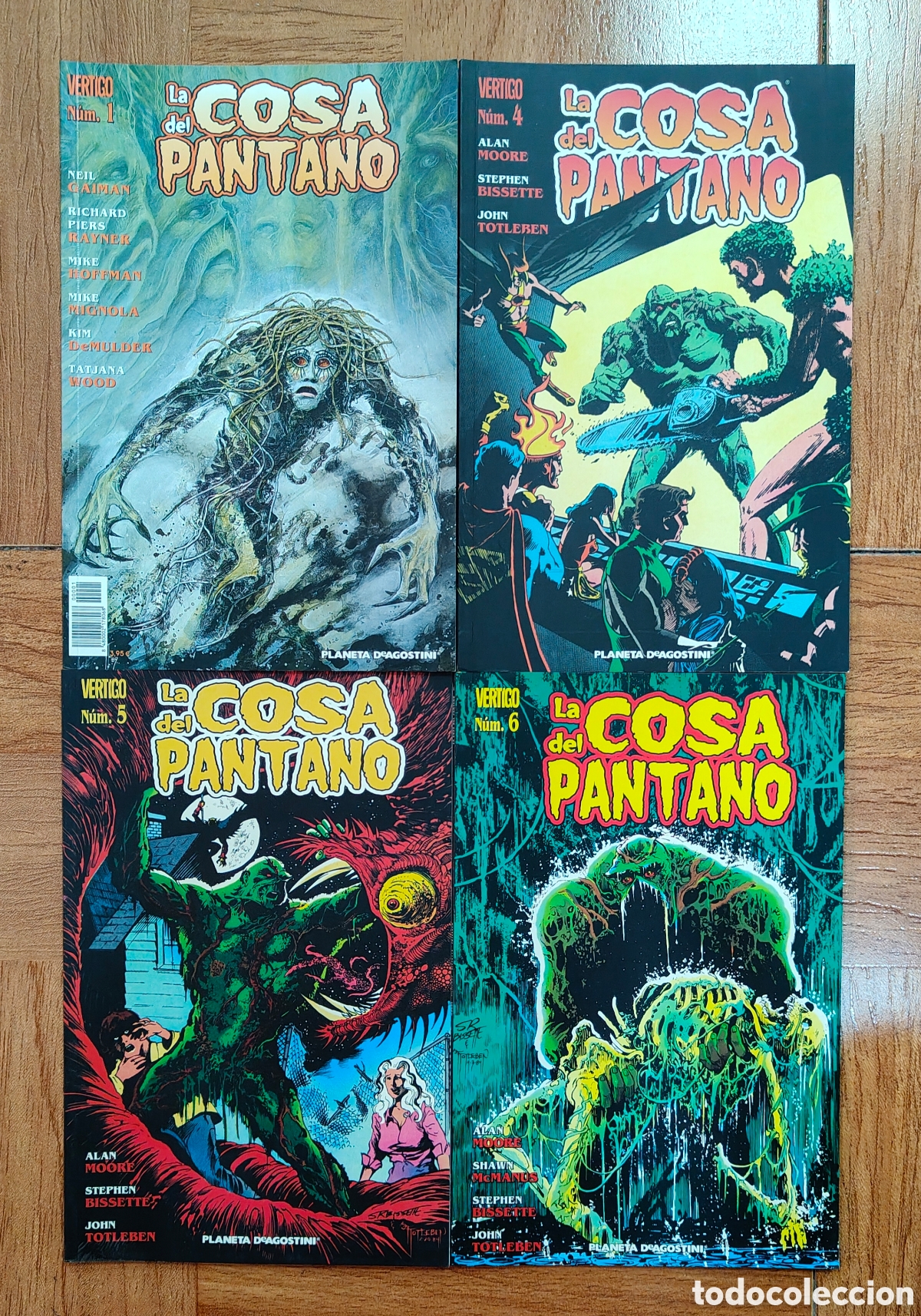 Libros: La Cosa del Pantano � 4 N&uacute;meros (1-4-5-6)- Planeta DeAgostini - Neil Gaiman / Alan Moore
