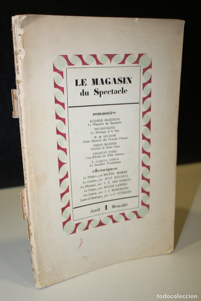 B&uuml;cher: Le Magasin du Spectacle. Avril, 1.- 1946. - Vv.aa.