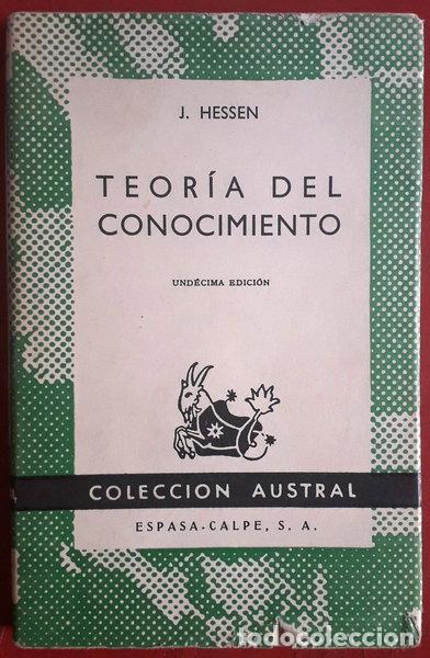 Libros: Teor&iacute;a del Conocimiento- 9788423901074