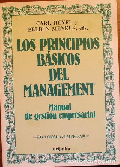 Libros: Los principios b&aacute;sicos del management- 9788425320019