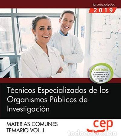 B&uuml;cher: T&eacute;cnicos especializados de los organismos p&uacute;blicos de investigaci&oacute;n. Materias...- 9788413108797
