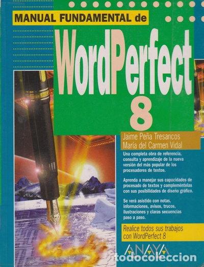 Libros: Manual fundamental de WordPerfect 8- 9788441504196