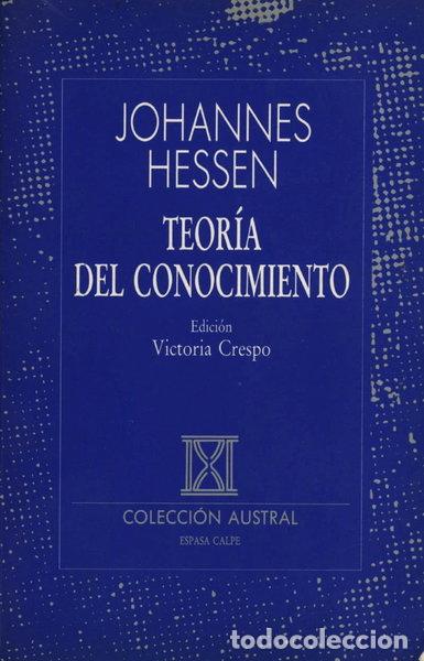 Libros: Teor&iacute;a del conocimiento- 9788423972074