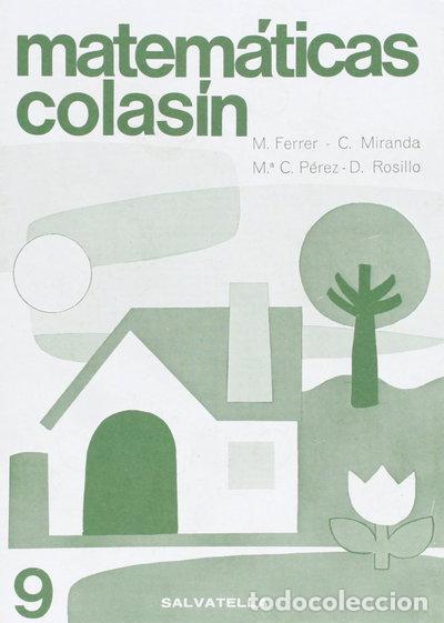 Libros: Matem&aacute;ticas Colas&iacute;n, n 9- 9788472105294
