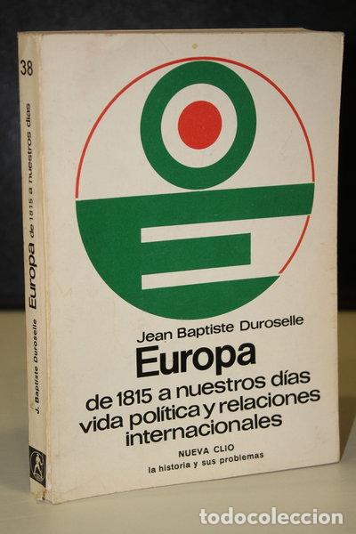 Libros: Europa de 1815 a nuestros d&iacute;as- 9788433593481