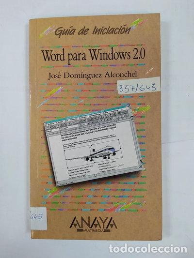 Libros: Word para Windows 2.0- 9788476144336