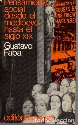 Libros: Pensamiento social desde el medievo hasta el siglo XIX- 9788433600455