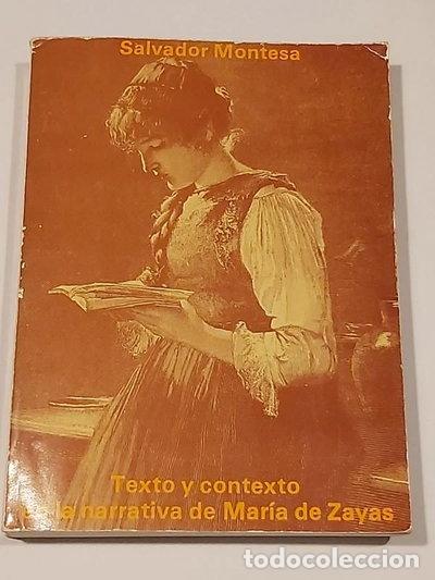 Libros: Texto y contexto en la narrativa de Mar&iacute;a de Zayas- 9788485961047