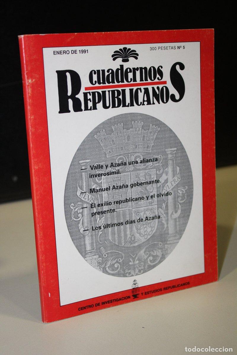 Libri di seconda mano: Cuadernos Republicanos. Enero de 1991, N&ordm; 5. - Vv.aa.