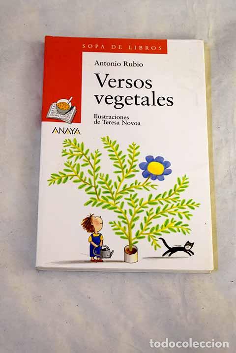 Libros: Versos vegetales: Rubio, Antonio.- Rubio, Antonio