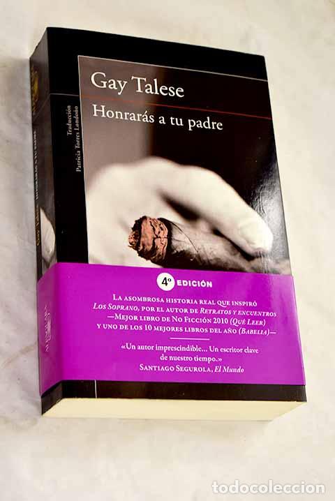 Livros em segunda m&atilde;o: Honrar&aacute;s a tu padre: Talese, Gay.- Talese, Gay