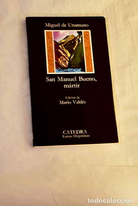 Libri di seconda mano: San Manuel Bueno, m&aacute;rtir.- Unamuno, Miguel de