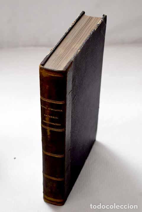 Libros: Sanskrit-Chrestomathie.- Otto von B&ouml;htlingk