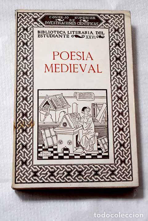 Libri di seconda mano: Poes&iacute;a medieval: : Consejo Superior de Investigaciones Cient&iacute;ficas.