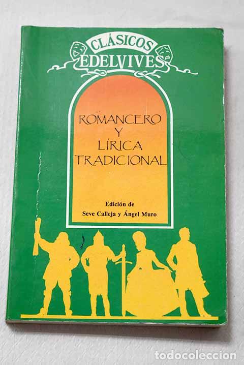 Libros: Romancero y l&iacute;rica tradicional