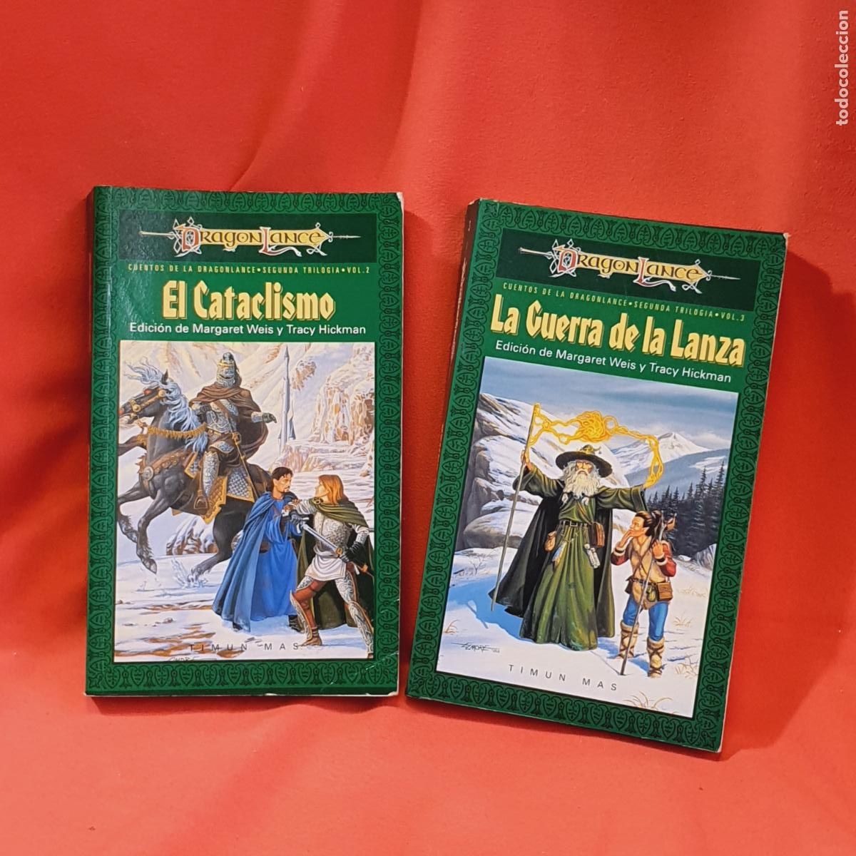 Libros: LOTE 2 LIBROS-DRAG&Oacute;N LANCE-BUEN ESTADO-VER FOTOGRAF&Iacute;AS-COLECCIONISTAS-1997