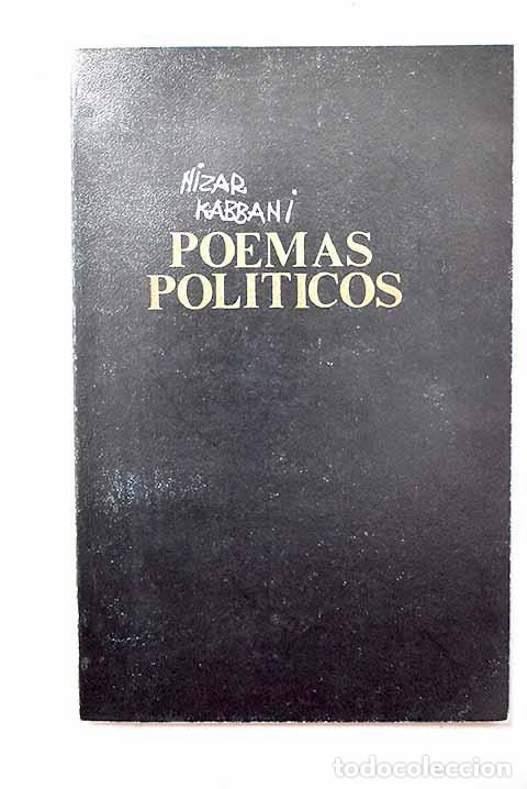 Libros: Poemas pol&iacute;ticos: Qabbani, Nizar.- Qabbani, Nizar