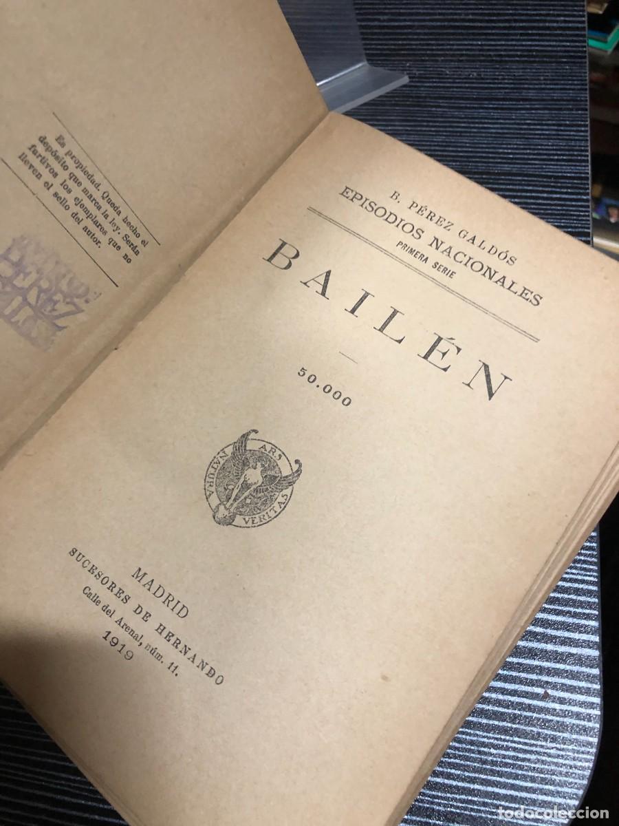 Libros: Bail&eacute;n (Episodios Nacionales, 1.&ordf; Serie - 1919) B. P&eacute;rez Gald&oacute;s (Sucesores de Hernando)