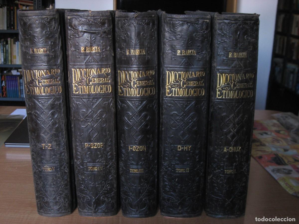 Libri di seconda mano: DICCIONARIO GENERAL ETIMOL&Oacute;GICO DE LA LENGUA ESPA&Ntilde;OLA. 5 VOL&Uacute;MENES. OBRA COMPLETA - ROQUE BARCIA
